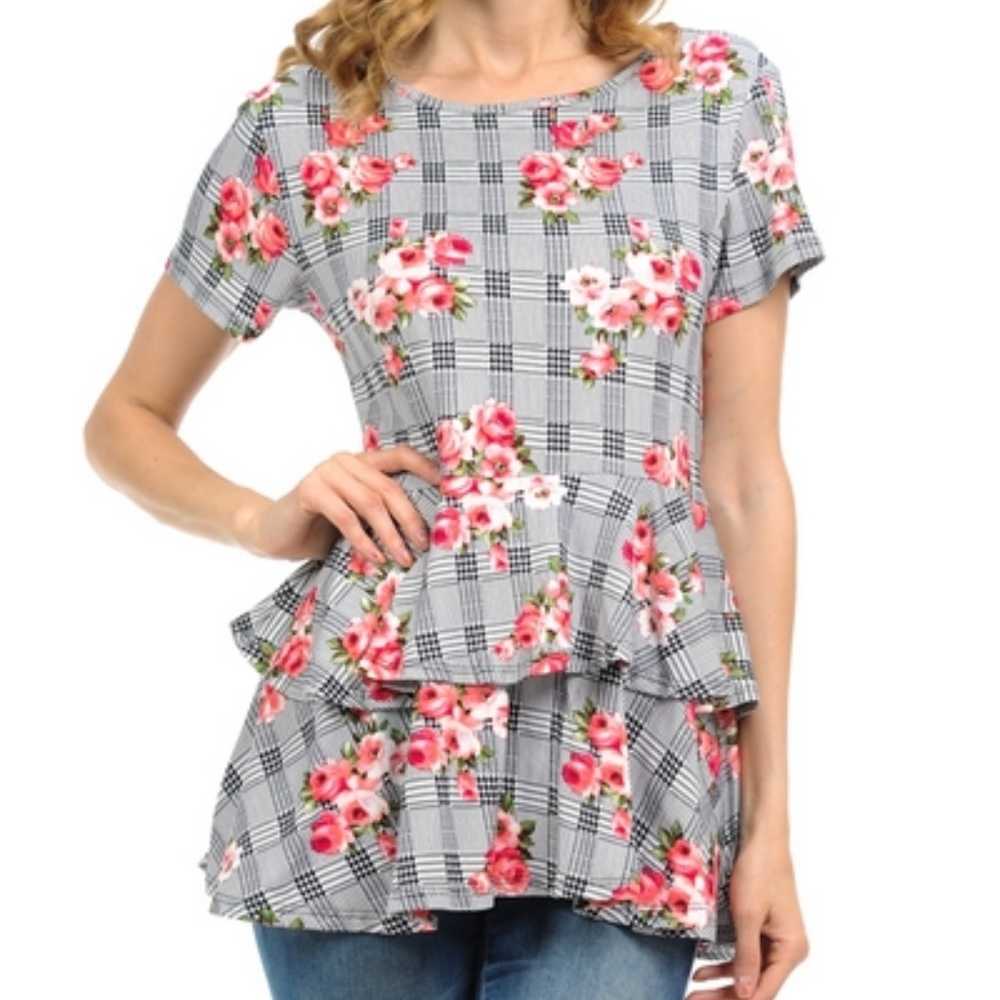 Floral Empire Top